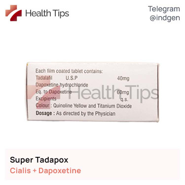 Сіаліс SUPER TADAPOX купити ціна відгуки інструкції