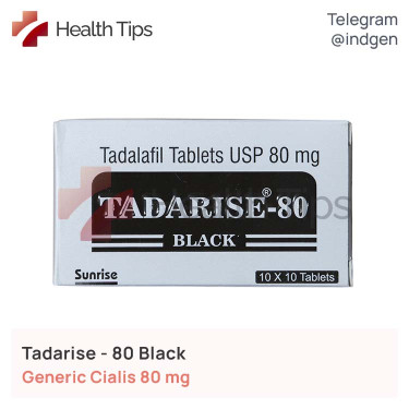 Сіаліс TADARISE 80 BLACK купити ціна відгуки інструкції