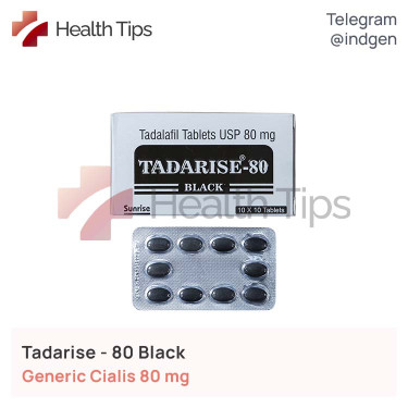 Сіаліс TADARISE 80 BLACK купити ціна відгуки інструкції