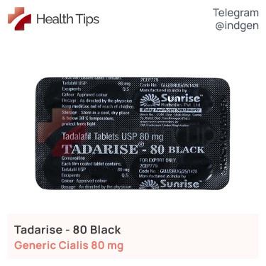 Сіаліс TADARISE 80 BLACK купити ціна відгуки інструкції