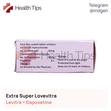 Левітра EXTRA SUPER LOVEVITRA купити ціна відгуки інструкції