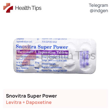 Левітра SNOVITRA SUPER POWER купити ціна відгуки інструкції