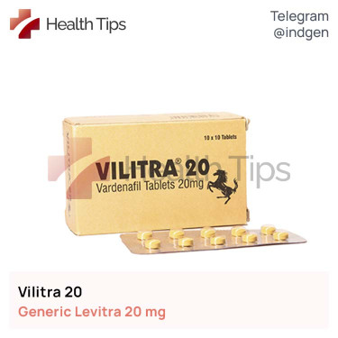 Левітра VILITRA 20 купити ціна відгуки інструкції