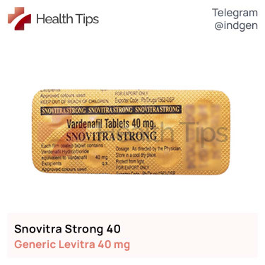 Левітра SNOVITRA STRONG 40 купити ціна відгуки інструкції