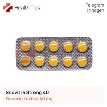 Левітра SNOVITRA STRONG 40 купити ціна відгуки інструкції