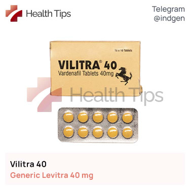 Левітра VILITRA 40 купити ціна відгуки інструкції
