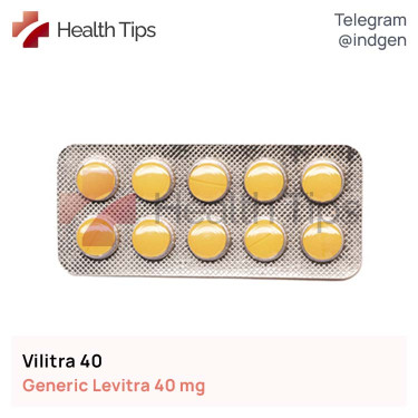 Левітра VILITRA 40 купити ціна відгуки інструкції