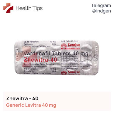 Левітра ZHEWITRA 40 купити ціна відгуки інструкції