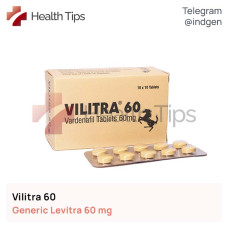 Левітра VILITRA 60 купити ціна відгуки інструкції