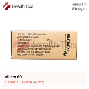 Левітра VILITRA 60 купити ціна відгуки інструкції