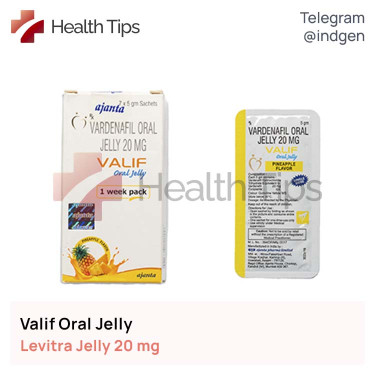 Левітра VALIF ORAL JELLY купити ціна відгуки інструкції