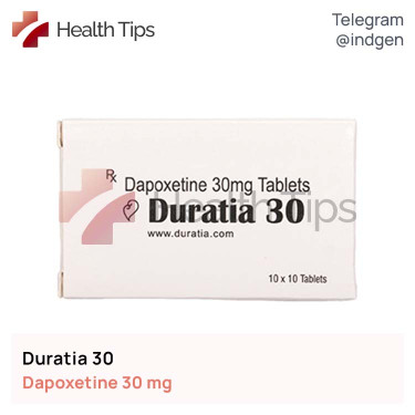 Дапоксетин DURATIA 30 купити ціна відгуки інструкції