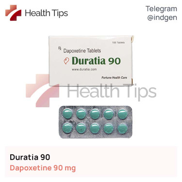 Дапоксетин DURATIA 90 купити ціна відгуки інструкції