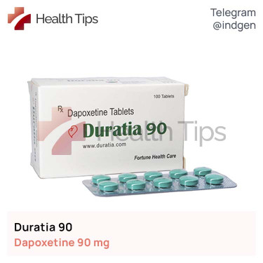 Дапоксетин DURATIA 90 купити ціна відгуки інструкції