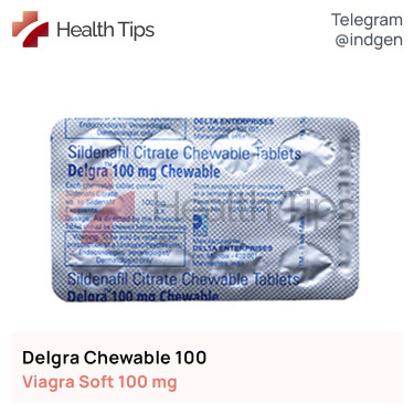 Віагра DELGRA CHEWABLE 100 купити ціна відгуки інструкції