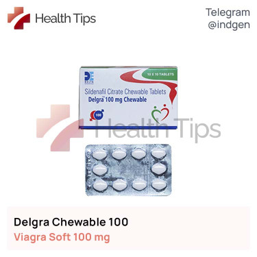 Віагра DELGRA CHEWABLE 100 купити ціна відгуки інструкції