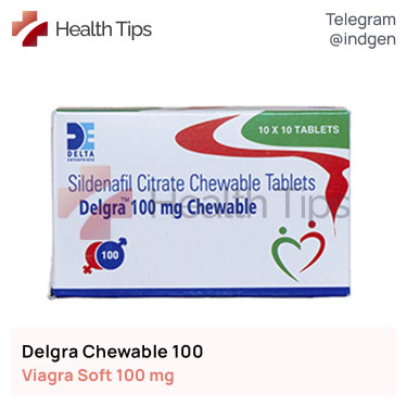 Віагра DELGRA CHEWABLE 100 купити ціна відгуки інструкції