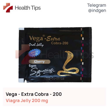 Віагра VEGA EXTRA COBRA-200 ORAL JELLY купити ціна відгуки інструкції